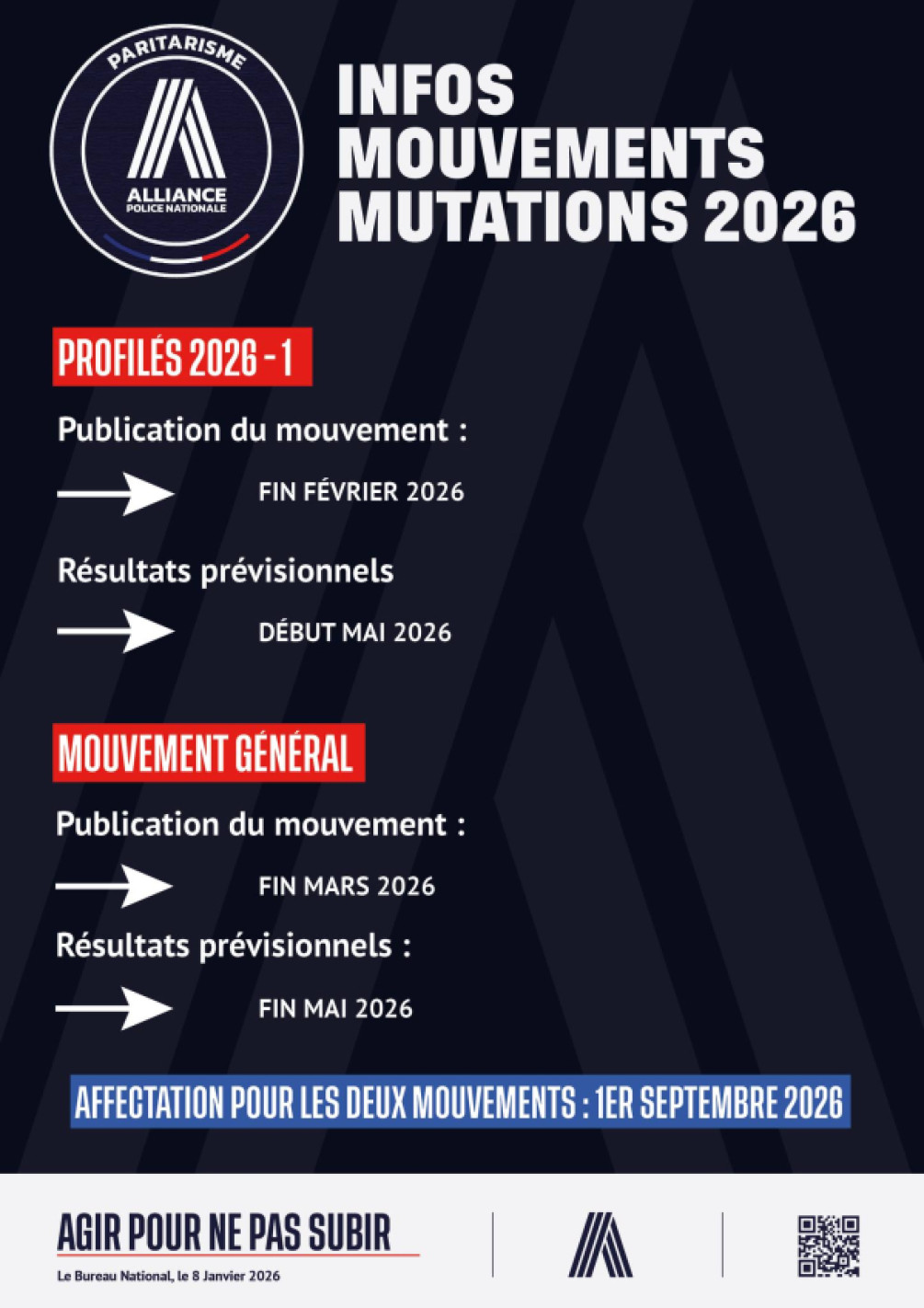 INFOS MOUVEMENTS MUTATIONS 2026